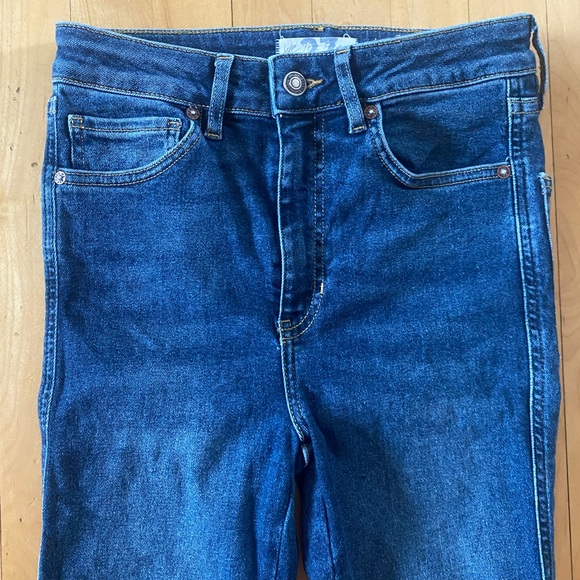 We The Free / Free People High Rise Raw Hem Jeans - Picture 6 of 12